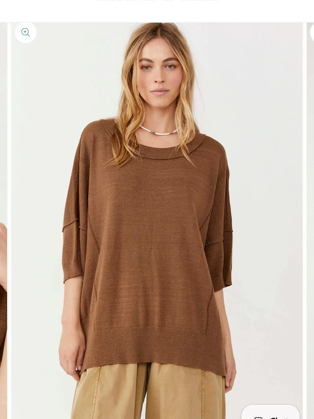 Free people WFH Seeater Tee
